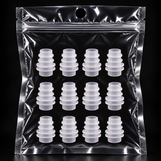 Silicone Tips - Small and Large